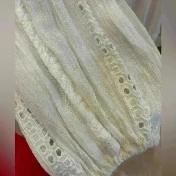 Free People “Kiss kiss” lace inset tunic/dress. Size Medium. - Picture 5 of 6